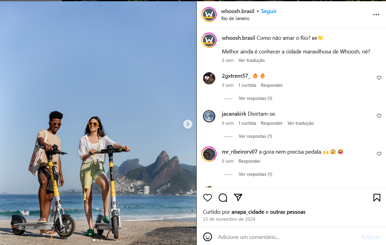 Rio de Janeiro de patinete: veja 5 destinos para conhecer a cidade durante o verão