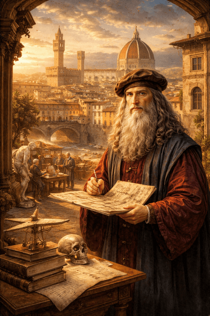 Leonardo da Vinci em Florença: Onde Nasceu o Gênio do Renascimento