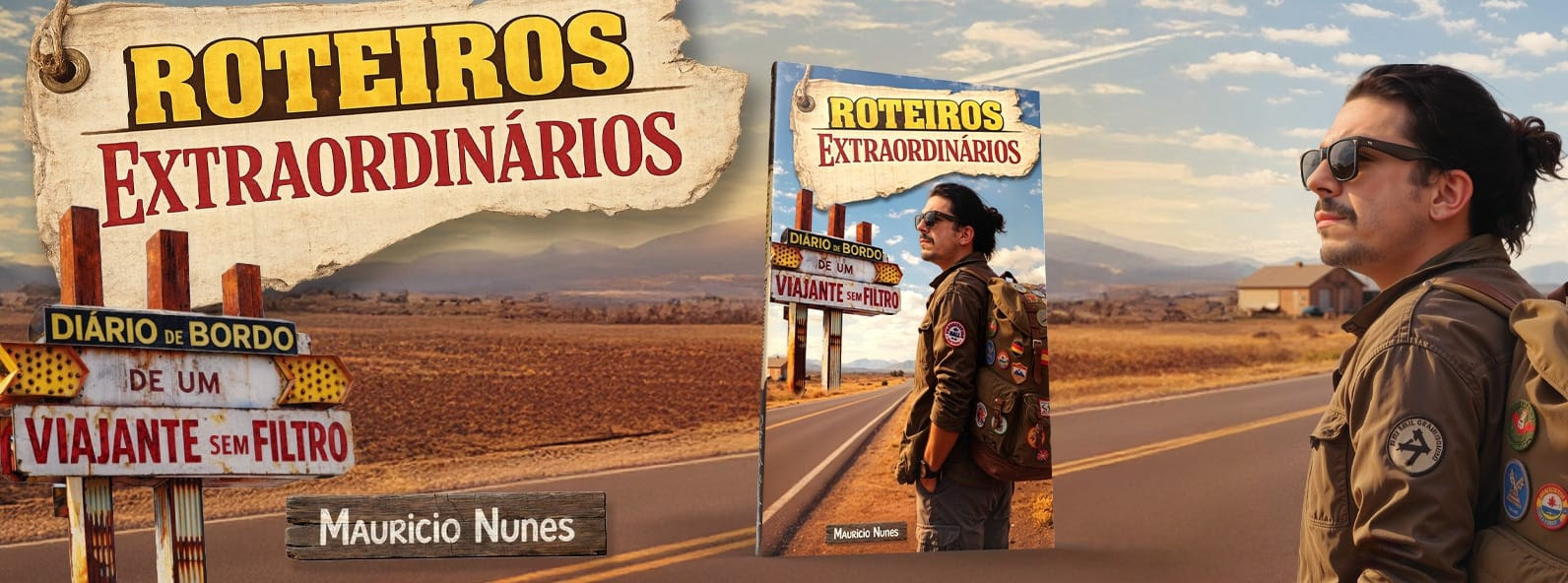 Lançamento do livro "Roteiros Extraordinários - O diário de bordo de um viajante sem filtro"